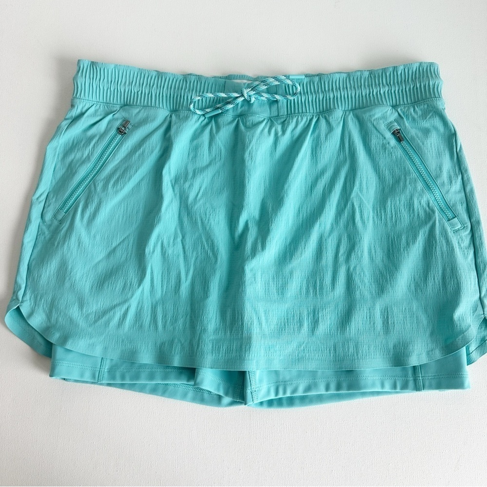Athleta Trekkie North Skort Size 14 Gulf Green Teal Golf Tennis Athleisure